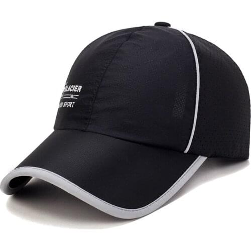 Quick Dry Mesh Sports Caps for Golf Cycling Running Fishing Ultra Thin Cooling Baseball Cap Outdoor Summer Sun Hat