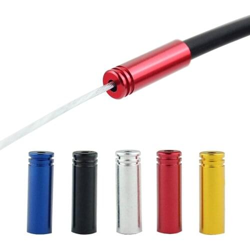 Color aluminum alloy variable speed line tube cap mountain bicycle highway vehicle 4mm folding bicycle bike parts