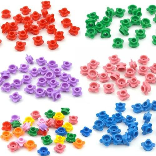 Flowers Building Blocks DIY Bricks Plant Floret Grass Educational Assemblage Construction Toy for kids Size Compatible All Brand