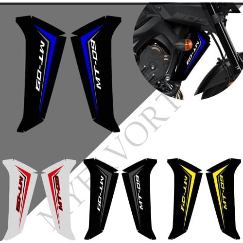 For Yamaha MT09 MT FZ 09 Stickers Tank Pad Protector Fairing Motorcycle Knee Decal Fender Windshield 2016 2017 2018 2019 2020