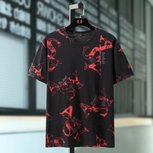 Ice silk T- Shirt Men Print Plus Size 8XL 9XL 10XL Hip Hop T Shirts Men Casual Mens Fashion Large Size Top Oversized Tops Tee