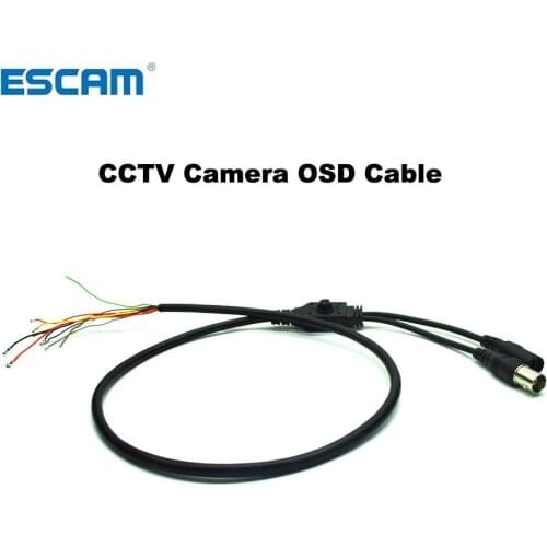 OSD cable for SONY EFFIO-E camera or Other camera support OSD function AHD Analog camera cable