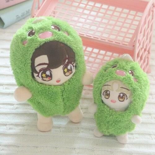 Cosmile Hand-made Jimin Taehyung Kim Seok Jin Shark Dinosaur Doll Clothes Stuffed Plush Suit Gift Toy Accessory Cute Gift