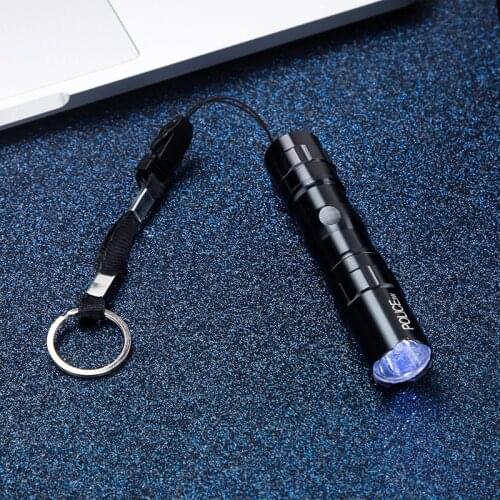 Mini Flashlight Led Bright Mini Flashlight 6000 Lumens Clip Pocket Light Portable Flashlight Flashlight Uses Aaa Batteries