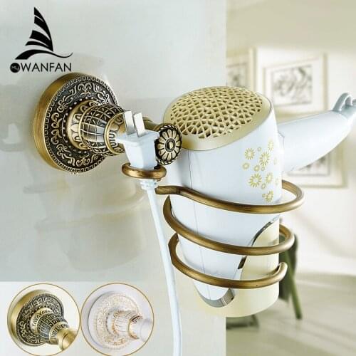 VidricShelf Dryer Rack With Holder Hair Dryer Rack Households Rack Hair Blow Dryer Holder Shelf Bathroom Accessories SL-7811