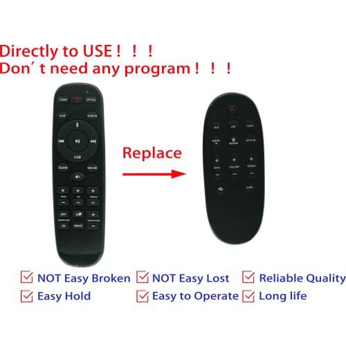 Remote For Philips HTL2110 HTL2160 HTL2160/F7 HTL2160S HTL2160S HTL2111A HTL2160W HTL2160M HTL2160T TV Soundbar Speaker System