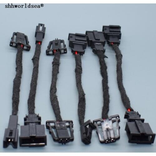 Shhworldsea 1PCS Tweeter Door Lights Connector Electrical Trunk License Plate lights Plug For VW Audi 3B0 972 712 1J0 971 972