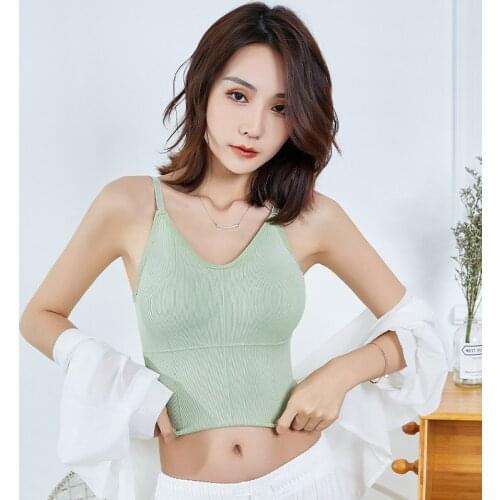 Summer Womens Top Bras For Women Bralette With Padded Push Up Lingerie Womens Underwear Fitness Tops Female Brassiere