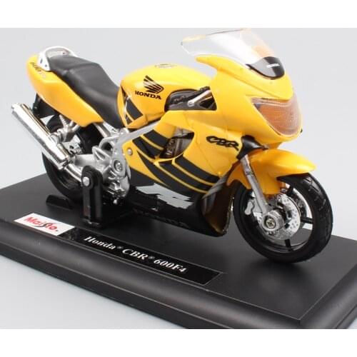 1:18 scale Mini Maisto Honda CBR 600F4 600F Hurricane sportbikes diecast motorcycle Replicas toy model bike 2000 for collection