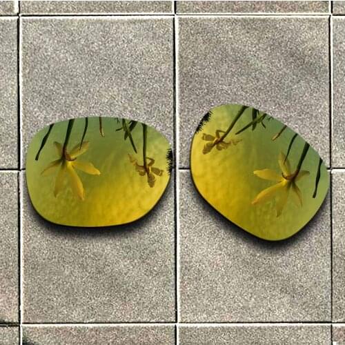 24K Gold Polarized Sunglasses Replacement Lens for-Oakley Garage Rock Frame 100% UV Protection Good Fitness