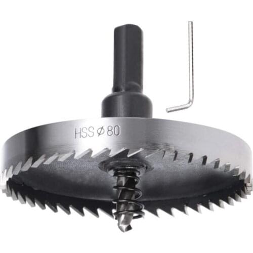 80mm HSS Drill Bit Hole Saw for Stainless Steel Metal Alloy Wood