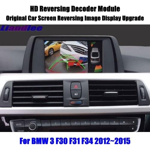 Car Front Rear Backup Camera For BMW 3 Series E90 F30 F31 F34 G20 E46 2010-2020 Reverse Parking Camera DVR Decoder Accessories