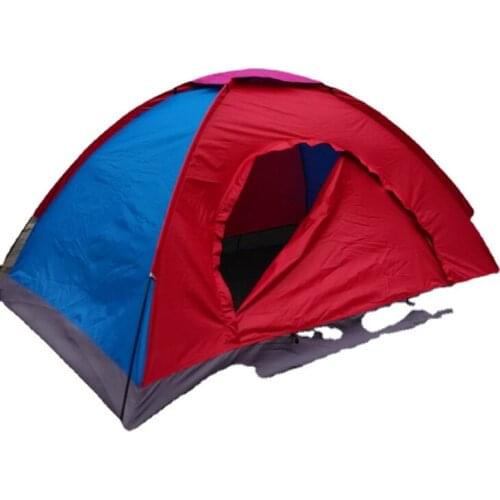 Double Outdoor Camping Tent 2*1.5 Couples Park. Accommodation Tents Are Waterproof, Shading, And Sand-Proof, Easy To Carry