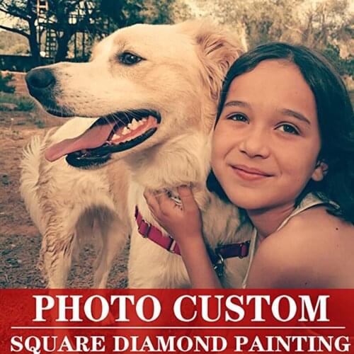 Photo Custom Full Square Diamond Embroidery 5d Diamond Painting Picture Of Rhinestone Cross Stitch Kit Mosaic Art
