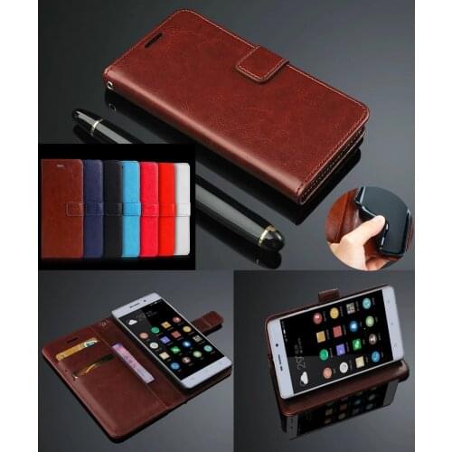Highscreen Power Five 5 High Quality Flip Leather Case For Highscreen Power Five 5 Pro (5.0") Vintage Wallet Case Card Holder