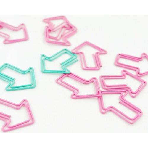 Office supplies metal arrow paperpaper tyranids irregular Bookmarks needle paper clip purse stationery clips