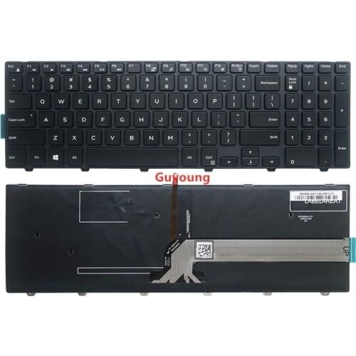US Keyboard FOR DELL Inspiron 15 3552 3541 3543 3542 3559 3565 3567 3551 3558 5566 5748 5749 5755 5758 5759 backlight keyboard