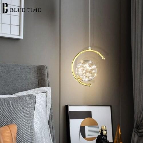 Small Mdoern Pendant Light For Bedside Led Hanging Lamp For Study Lamp Living Room Bedroom Dining Room Light Fixture 110v 220v