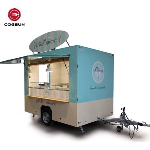 Ice cream mobile food truck food truck trailer mobile food truck for sale