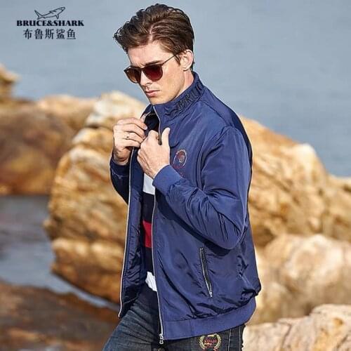 Bruce&Shark Original Quality Full Jacket MEN Winter Thicken best Embroidery Fashion Casual Men Blouse Men Coat PLUS SIZE4XL 5013