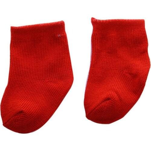 7cm Doll Socks Suitable For 18 Inch Dolls & 43cm Baby Newborn Doll Clothes Accessories Girls Toys
