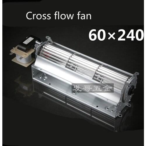 All-metal cross-flow fan elevator cabinet radiating fan silent high temperature resistant multi-wing separation