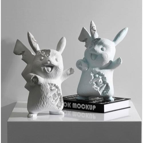 Nordic Modern Cute Cartoon Character Sculpture Desktop Ornaments Corroded Elf Home Decoration Accessories Crafts Statue Gif MYP8