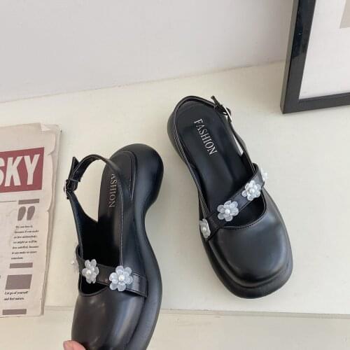 Lolita Shoes Female Japanese Retro Non-slip Wear-resistant High Heels Waterproof Platform College Students Cosplay Costume Shoes