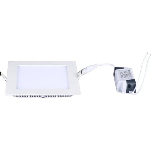 AC85-265V Ultra thin 9W 12W 15W 18W LED Recessed ceiling light Square LED Panel Light cold/warm white