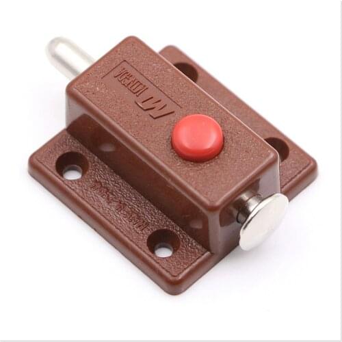 Thickening Plastic Cabinets Door Spring Bolt Door Latch of Cabinet Furniture 5pcs