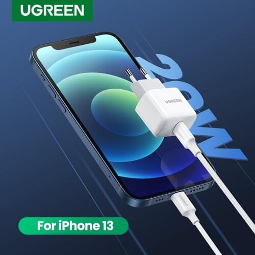 UGREEN PD Charger 20W USB C Charger for iPhone 12 11 Fast Charging USB Charger for Samsung S10 Xiaomi Mobile Phone Charger