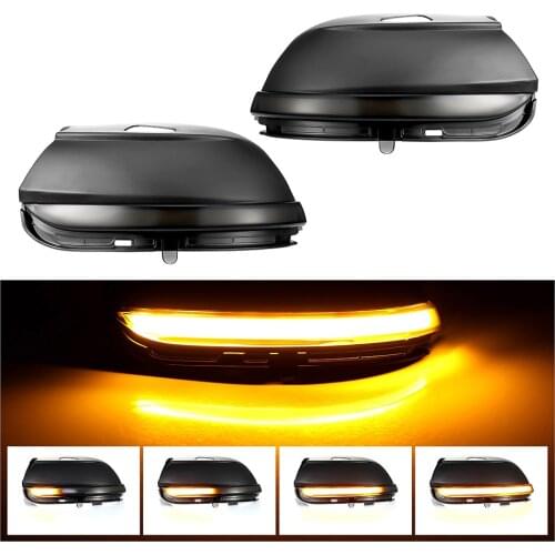 2pcs For VW Scirocco MK3 Passat B7 CC Dynamic Mirror Indicator Blinker Side LED Turn Signal Light Sequential For VW EOS Beetle