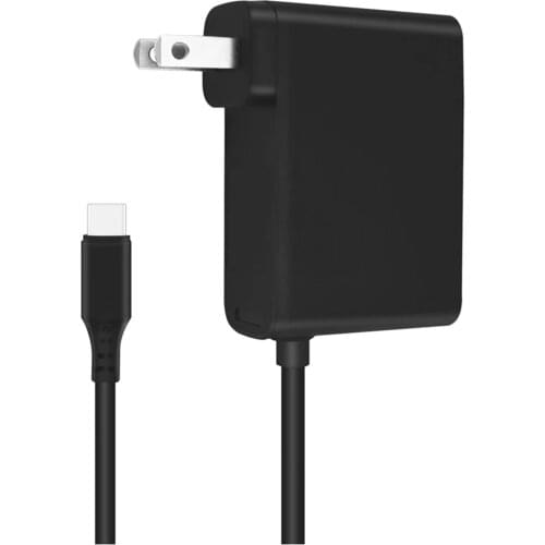 Durable Charger Adapter for Switch Lite, Fast Charging AC Adapter USB C Power Supply for Pro Controllers, Black