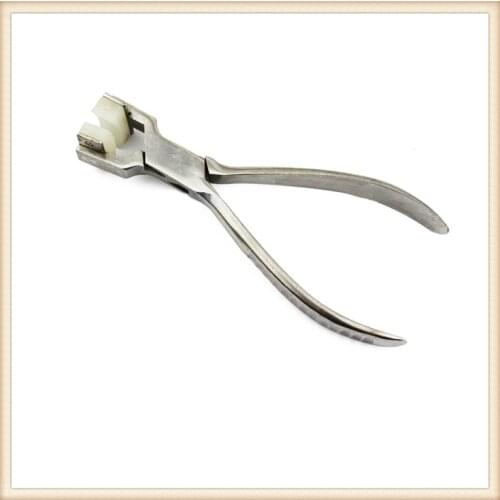 Free shipping Stainless Steel Pliers diy jewelry making Widescreen Plastic Clip diy Jewelry Fixture Clamps Tools