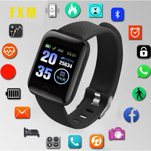 The Mens' Watches Woman Sports Clock Bluetooth Blood Pressure Measurement Heart Rate Monitor Watches 2020 Christmas Child Gift