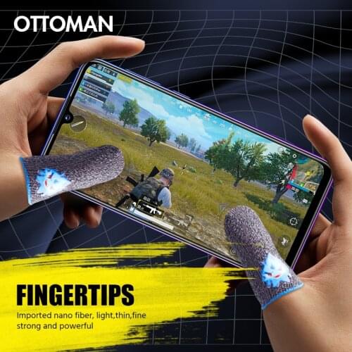 0.7mm Finger Cover Breathable Game Controller Luminous Finger Sleeve For Pubg Sweat Proof Non-Scratch Screen Gaming Thumb Gloves
