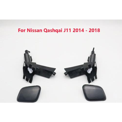 Front Bumper Head Light Washer Spray Nozzle Cleaning Actuator with Cover Cap OEM 28646-4EM0A for Nissan Qashqai J11 2014-2018