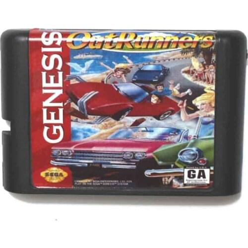 Out Runners NTSC-USA 16 bit MD Game Card For Sega Mega Drive For Genesis