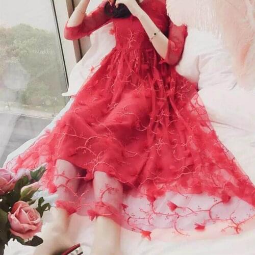 New fashion 3D chiffon flower on netting embroidered lace fabric bridal dress fabric evening dress lace fabric 130cm width