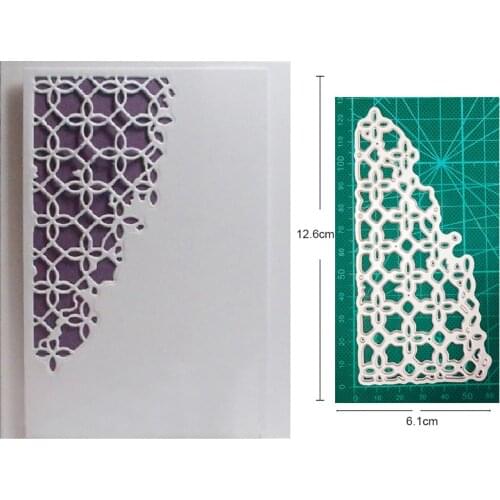Lace Corner Frame Metal Cutting Dies Stencils dies for DIY Scrapbooking dies Decoration Album Paper Craft dies Embossing Die Cut