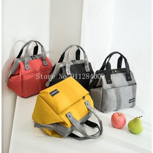 Lunch box, handbag, thermal insulation bag, aluminum foil thickened Lunch Bag