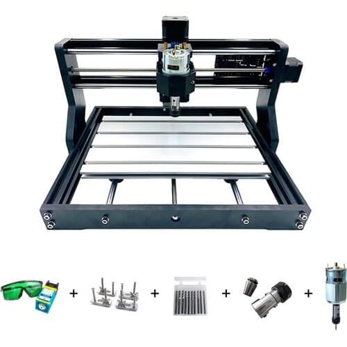 CNC 3018 Pro Laser Engraving Wood CNC Router Machine GRBL ER11 Hobby DIY 3 Axis PCB Milling Mini Laser Engraver Machine 0.5W-15W