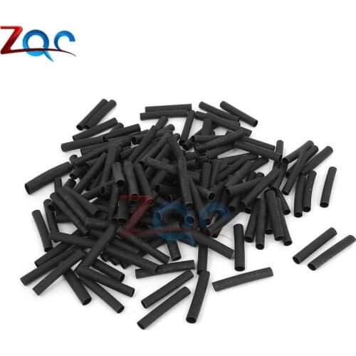 400pcs Set 3.5mm Assorted Polyolefin Shrinking Heat Shrink Tube Sleeves Wrap Wire Insulated Sleeving Tubing Set 2:1 Black