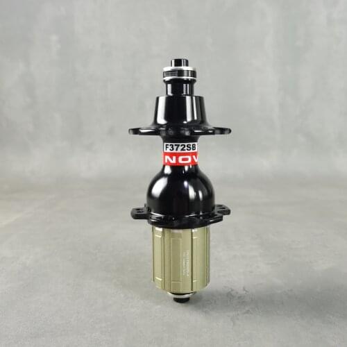 Novatec F372SB road bike rear hub weight 270g black/red 24 holes compatible Shimano/campagnolo 9/10/11s include quick release