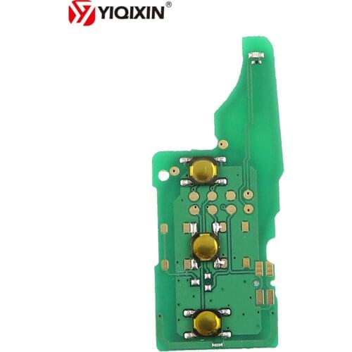 YIQIXIN 3BTN Flip Remote Key Circuit Board PCB 434Mhz No Chip For VW Volkswagen GOLF PASSAT Tiguan Polo Jetta Beetle 5K0837202AD