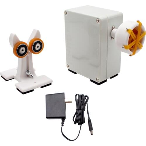 Portable Professional Lure Fishing Rod Winding Machine DIY Fishing Rod Epoxy Resin Rotating Gluing Machine 0-30RPM Adjustable