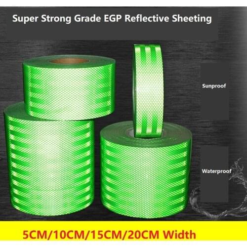 Sun proof waterproof traffic warning board advertising board reflective sheeting High visibility EGP super reflective sticker