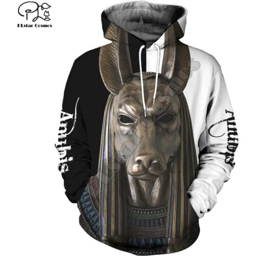 PLstar Cosmos Horus Egyptian God Egyptian Symbol Pharaoh Anubis Tracksuit 3DPrint Zipper/Hoodies/Sweatshirt/Jacket/Men/Women s-4