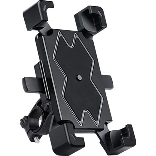 Bicycle Phone Holder Motorcycle Handlebar Computer Mount Bracket Mountain Road Bike Phone Rack Support For 4-6.5inch Phone