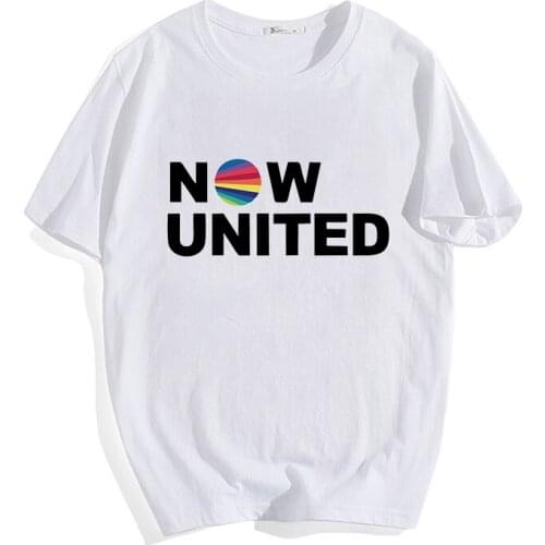 Femme Now United T-shirt Women Daily Tshirt Casual Tee Shirts Oversize T Shirt O-neck Short Sleeve Ladies Clothes Harajuku Tops